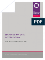 Spending On Late Intervention How We Can Do Better For Less