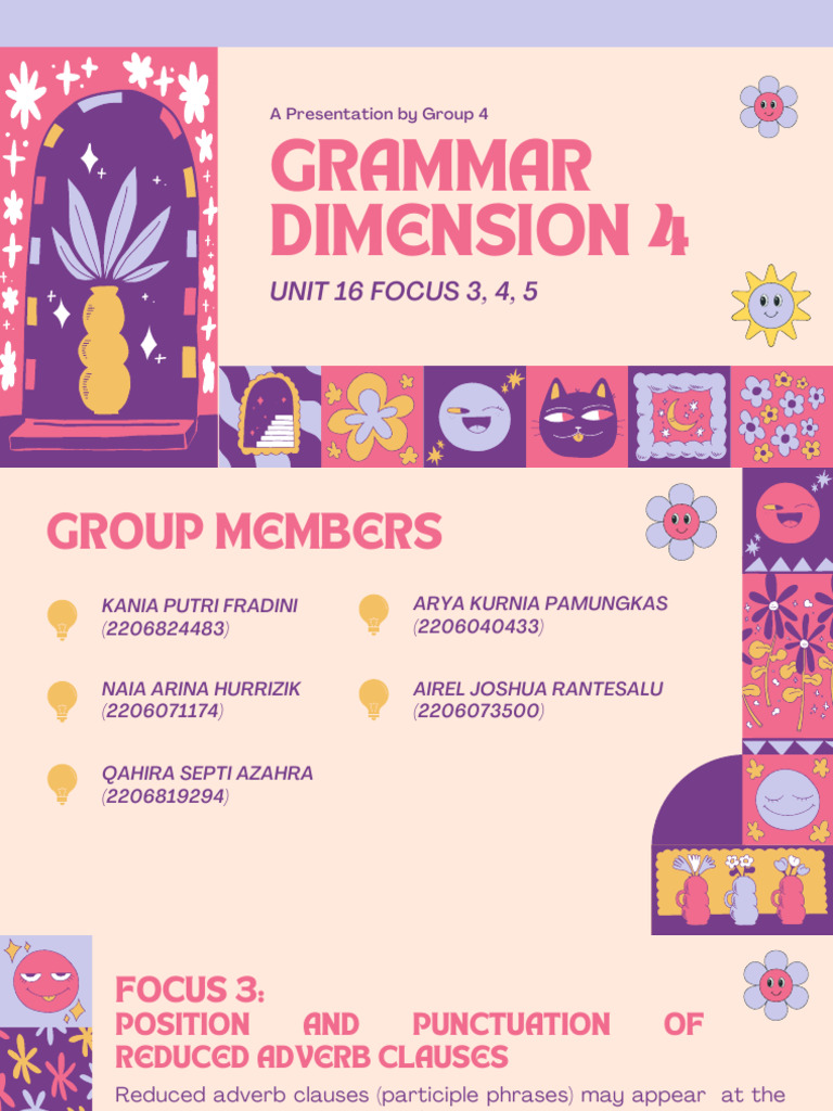 Group 4 - GD 4 Unit 16 Focuses 3, 4, 5 | PDF