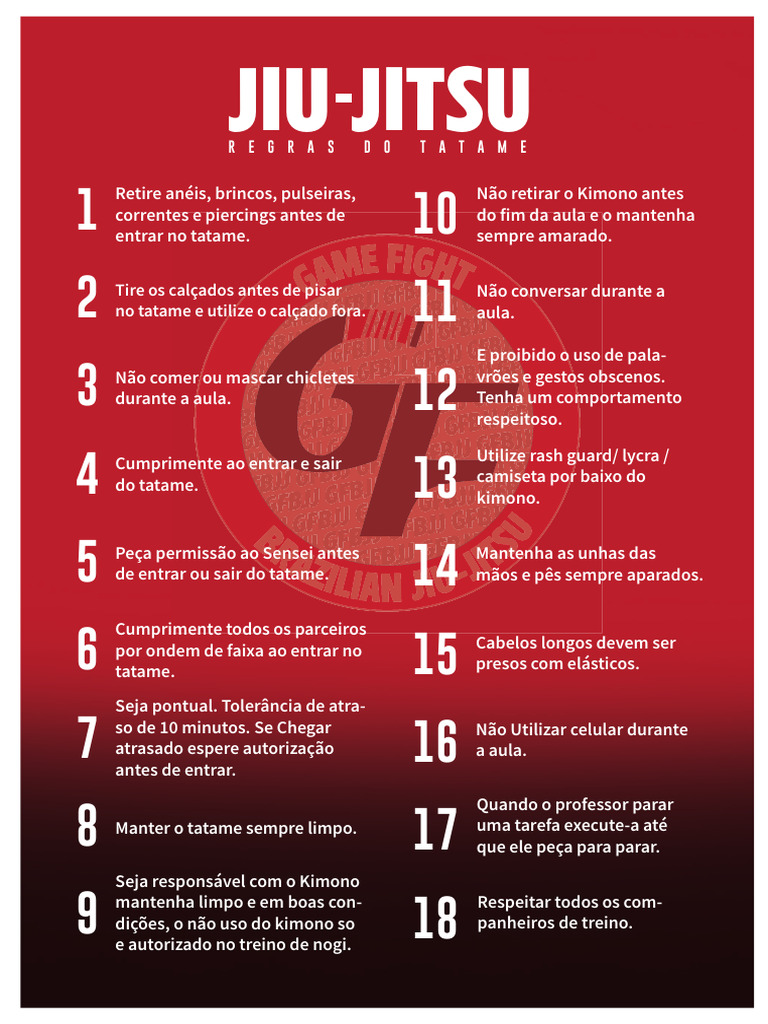 Regras Do Tatame | PDF