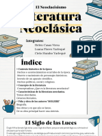 LITERATURA NEOCLÁSICA - Grupo 3