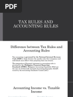 Difference Between Accounting Rules and Tax Rules