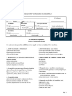 O Cavaleiro Da Dinamarca - Ficha de Leitura