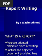 Report Writing