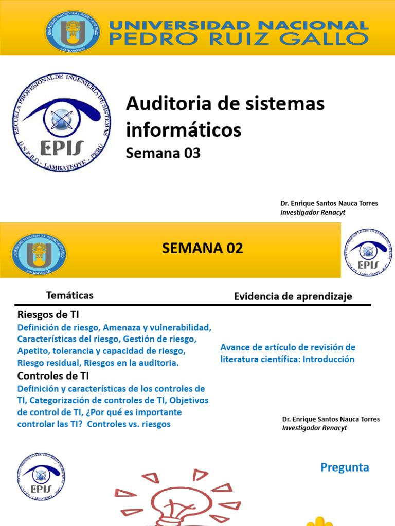 Riesgos y Controles en TI | PDF | Riesgo