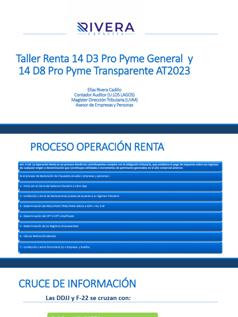 Régimen Pro Pyme General 14 D3 y D8 | PDF | Impuestos | Pequeñas y ...