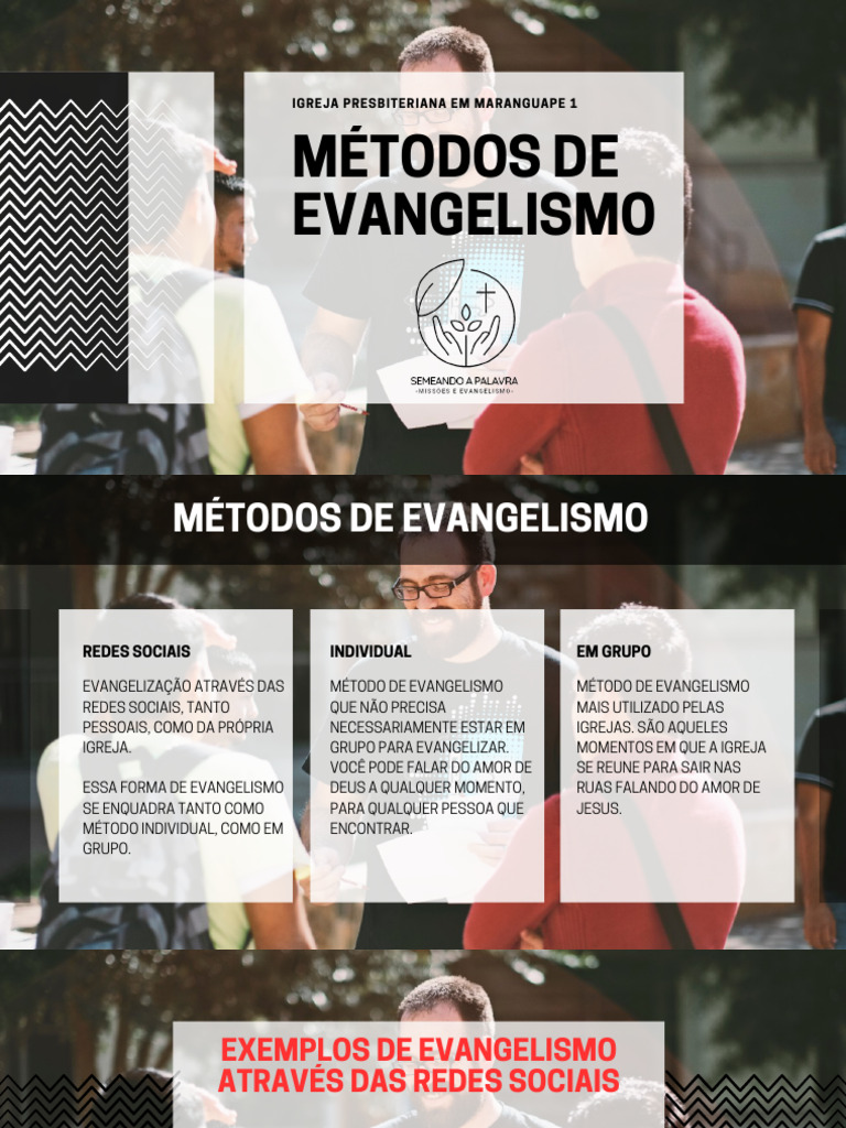Métodos De Evangelismo E Como Se Comportar Pdf Jesus Pastor