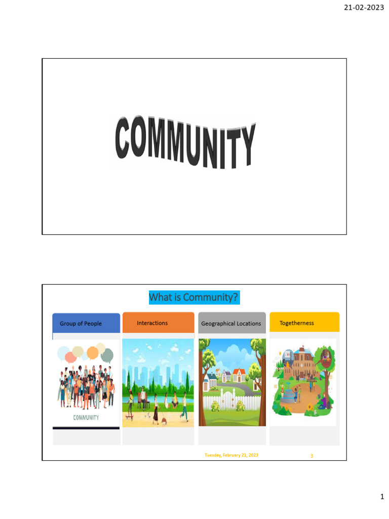 Community 0001 Pdf Community Social Group