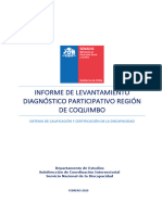 Región de Coquimbo Informe de Levantamiento Diagnóstico Participativo SCCD