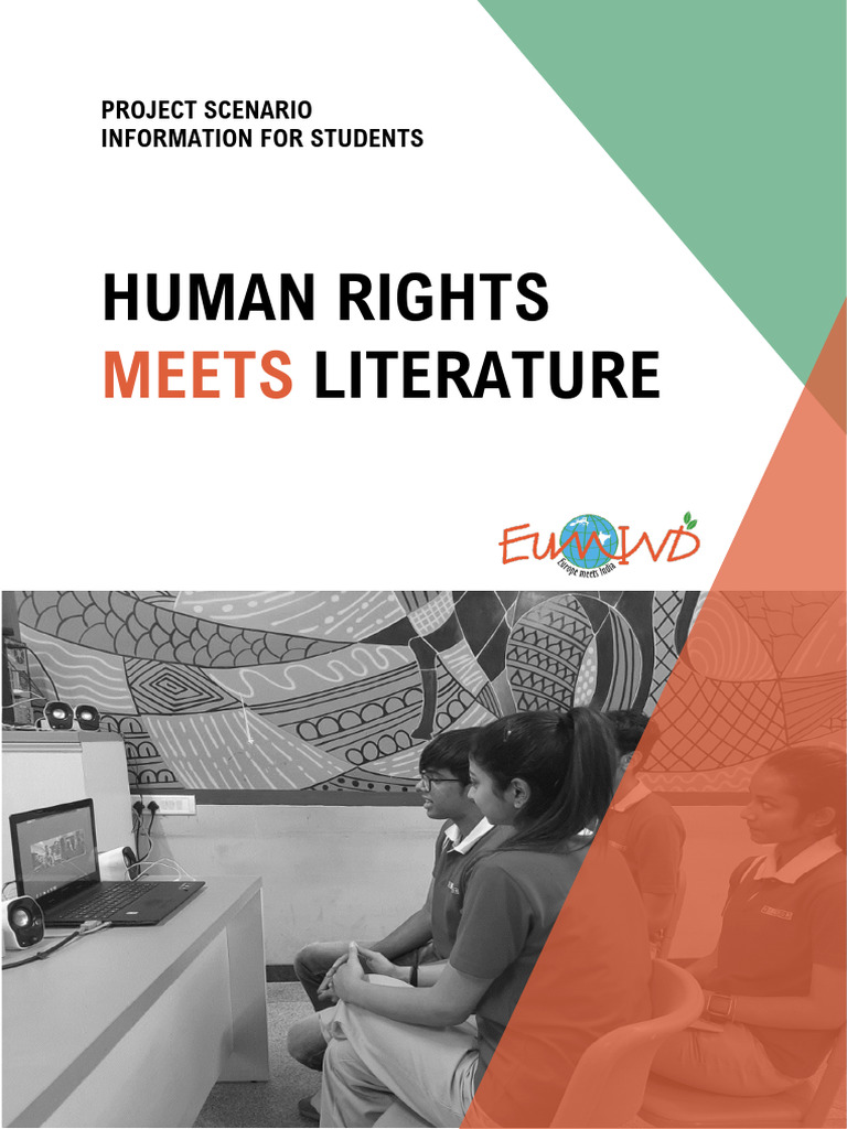Project Scenario Human Rights Meets Literature 1 1 | PDF | Poetry | You ...