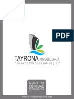 MANUAL CORPORATIVO Tayrona Inmobiliaria