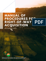 DA Manual of Procedures For ROW Acquisition