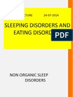 Sleeping Disorders and Eating Disorders