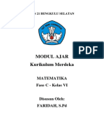 Modul Ajar Matematika - Modul Ajar Matematika Fase C Kelas 6 SD - Fase C-1