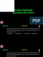 25 Best Aptitude Questions For CUET