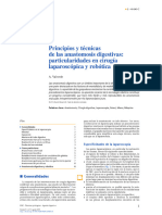 Principios y Técnicas de Las Anastomosis Digestivas - Particularidades en Cirugía lZXCZXCaparoscópica y Robótica