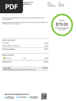 AT&T Bill | PDF | Fee | At&T