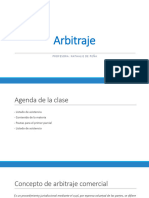 Arbitraje Cuarta Clase