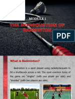 PE2 Module 1 Introduction of Badminton 1