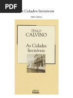 Italo Calvino as Cidades Invisiveis