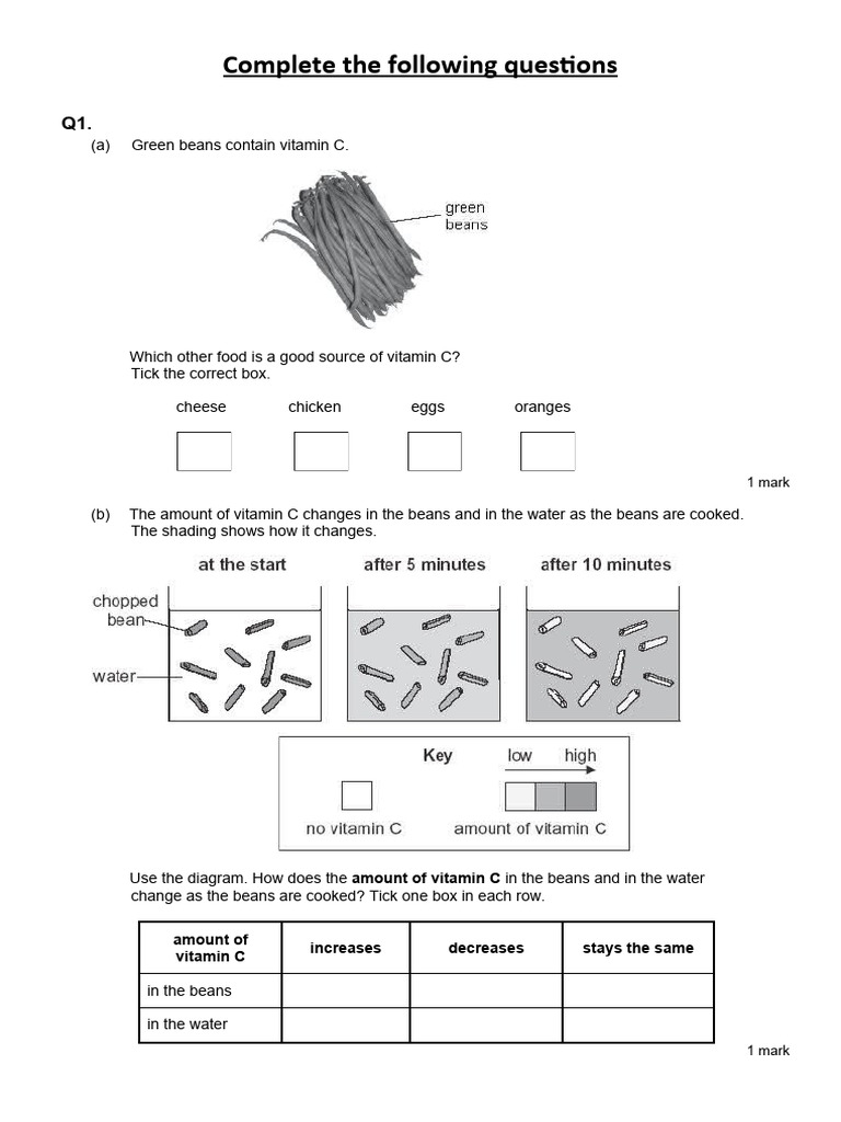 Nutrient Sources And Dietary Choices Quiz Pdf