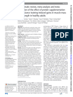 A Systematic Review, Meta-Analysis and Meta-Regression of The Effect of Protein Supplementation On Resistance Training-Induced Gains in Muscle Mass and Strength in Healthy Adults - 376.full