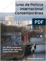 Curso de Política Internacional Contemporânea Os 30 Principais Temas