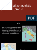 Italy Ethnolinguistic Profile