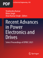 Recent Advances in Power Electronics and Drives: Shailendra Kumar Bhim Singh Arun Kumar Singh Editors