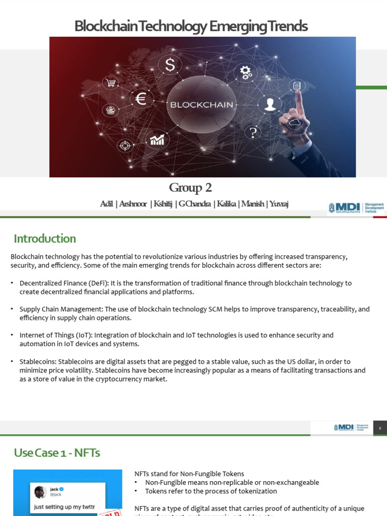 Emerging Trends in Blockchain Technology | PDF | Cryptocurrency ...