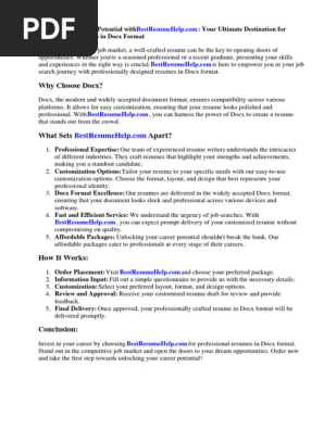 Resume in Docx