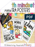 Growth Mindset Mantra Posters PTBP