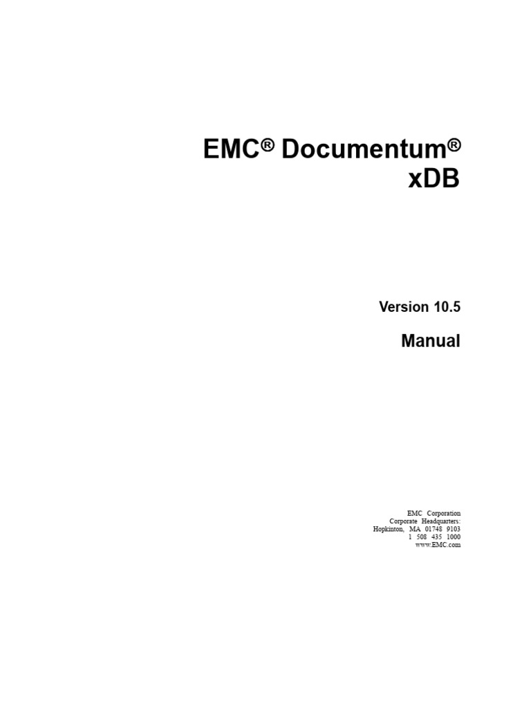 Xdb 10 5 0 manual pdf
