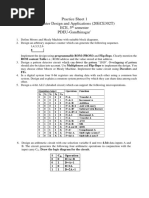 Practice Sheet CDA-1