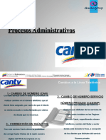 3.1 Presentación Procesos Administrativos Cantv Abril 2019
