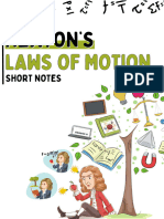 Newton's Laws of Motion Short Notes