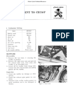 Honda CB750 Four CB 750 SOHC Maintenance Service Repair Manual Part 7