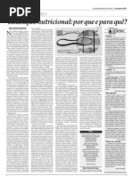 Educacao Nutricional Porque e Para Que