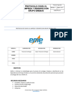 Protocolo de Covid-19, Limpieza y Desinfeccion Trans Eme Bus