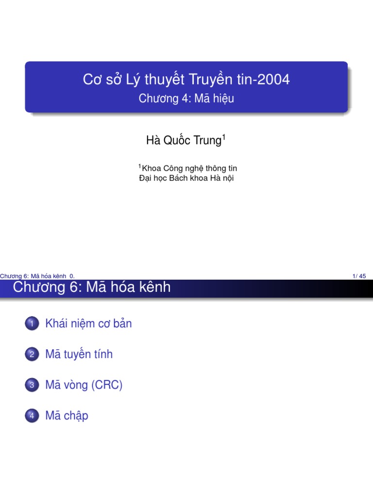 Chuong 6 | PDF