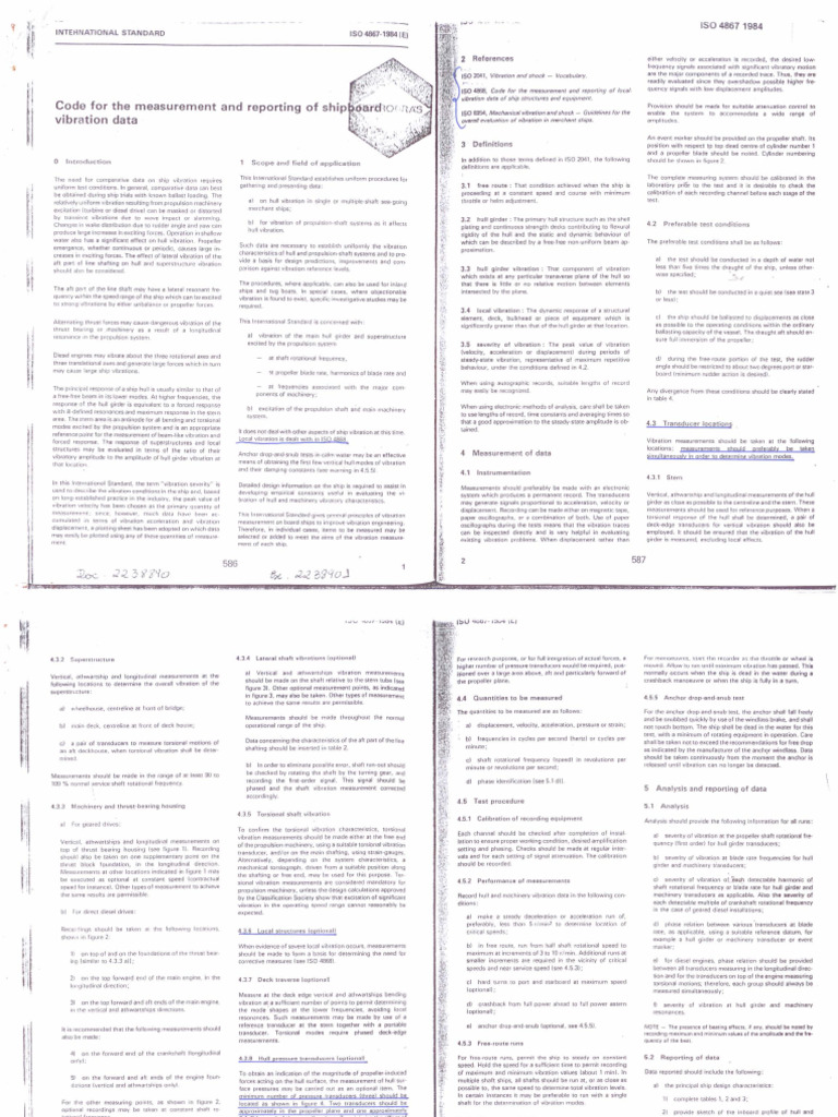 Iso 4867 - 1984 | PDF