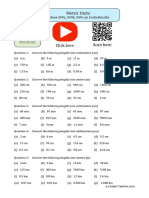 Metric Units