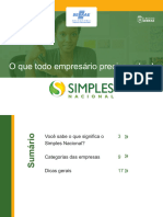 (Ebook) SEBRAE BA - Os Pequenos Negócios e o Simples Nacional - CDR