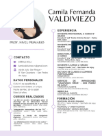 CV - Camila Valdiviezo 2023