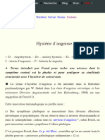 Névrose Phobique (Hystérie Dangoisse) - Vocabulaire de La Psychanalyse