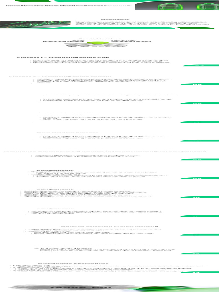 Manufacturing Processes Project | PDF | Economy And The Environment ...