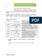 4 LAS ETAPAS DEL PROYECTO ACADE üMICO Y EL PLANO DIDA üCTICO