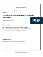 Relațiile Internaționale În Perioada Interbelicăcl9