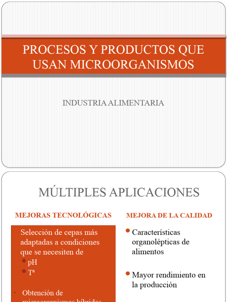 Microorganismos en la Industria Alimentaria | PDF | Vino | Fermentación