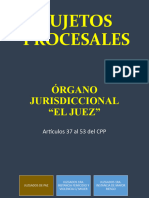 Presentación 5, Sujetos Procesales