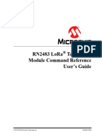 RN2483 LoRa Technology Module Command Reference User Guide DS40001784G
